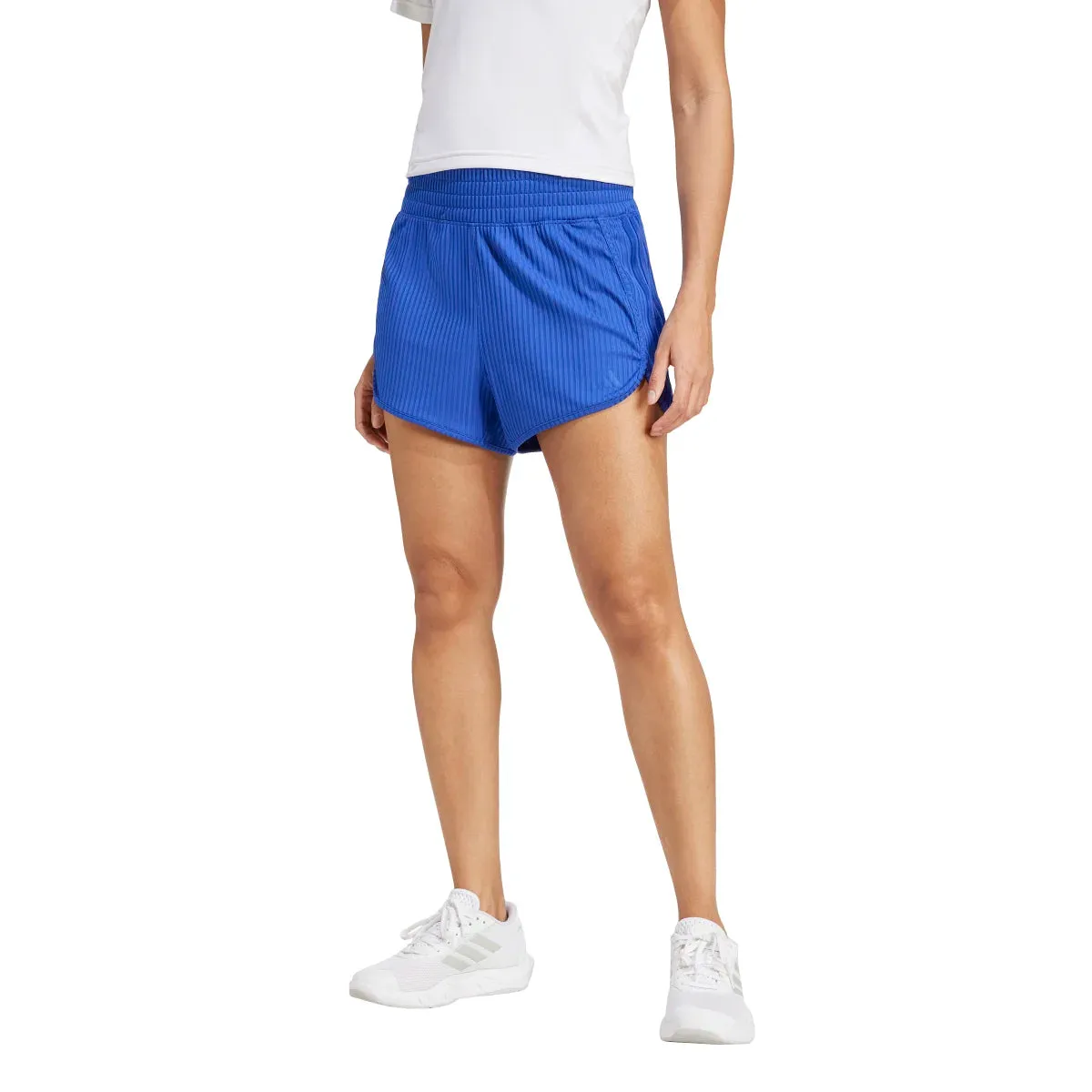 adidas Women's Pacer All Gym High Rise 3-Stripes Shorts