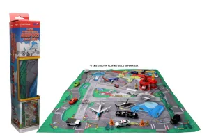 Airport Scene for Toddlers, Boys and Girls Play Mat - Create your Own Airport