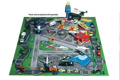 Airport Scene for Toddlers, Boys and Girls Play Mat - Create your Own Airport