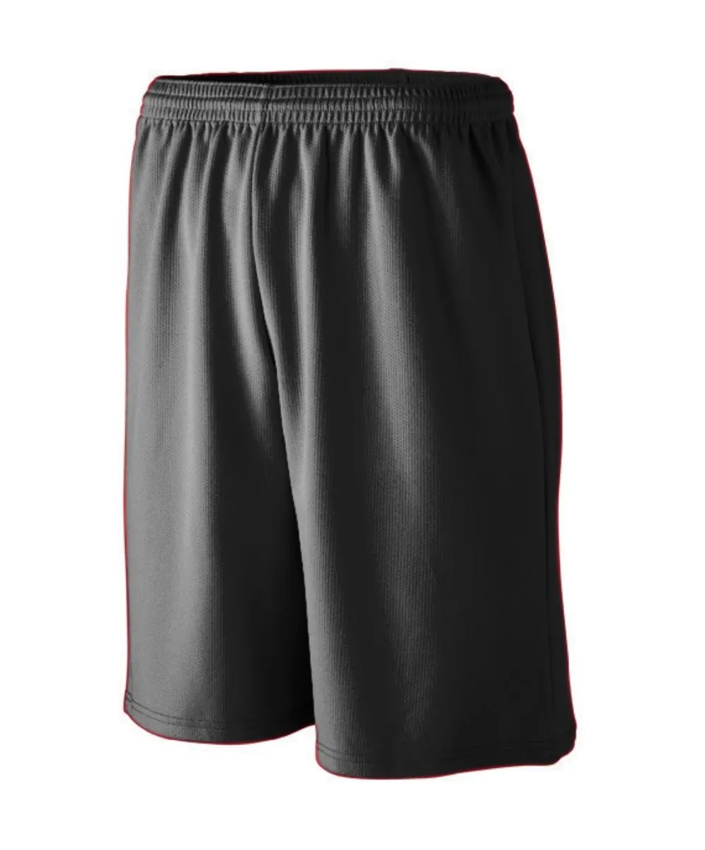 Augusta Men's Longer Length Wicking Mesh Athletic Shorts