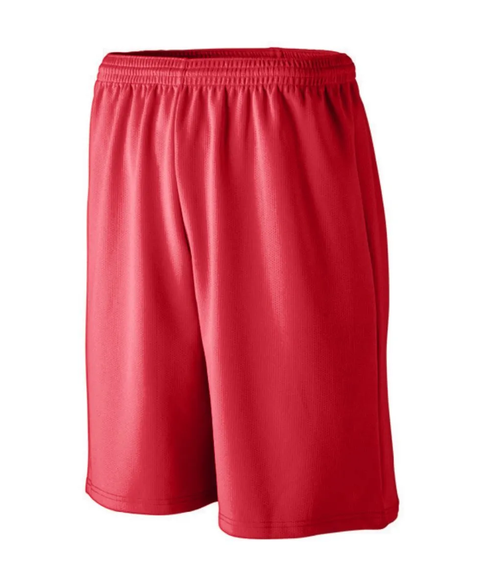 Augusta Men's Longer Length Wicking Mesh Athletic Shorts