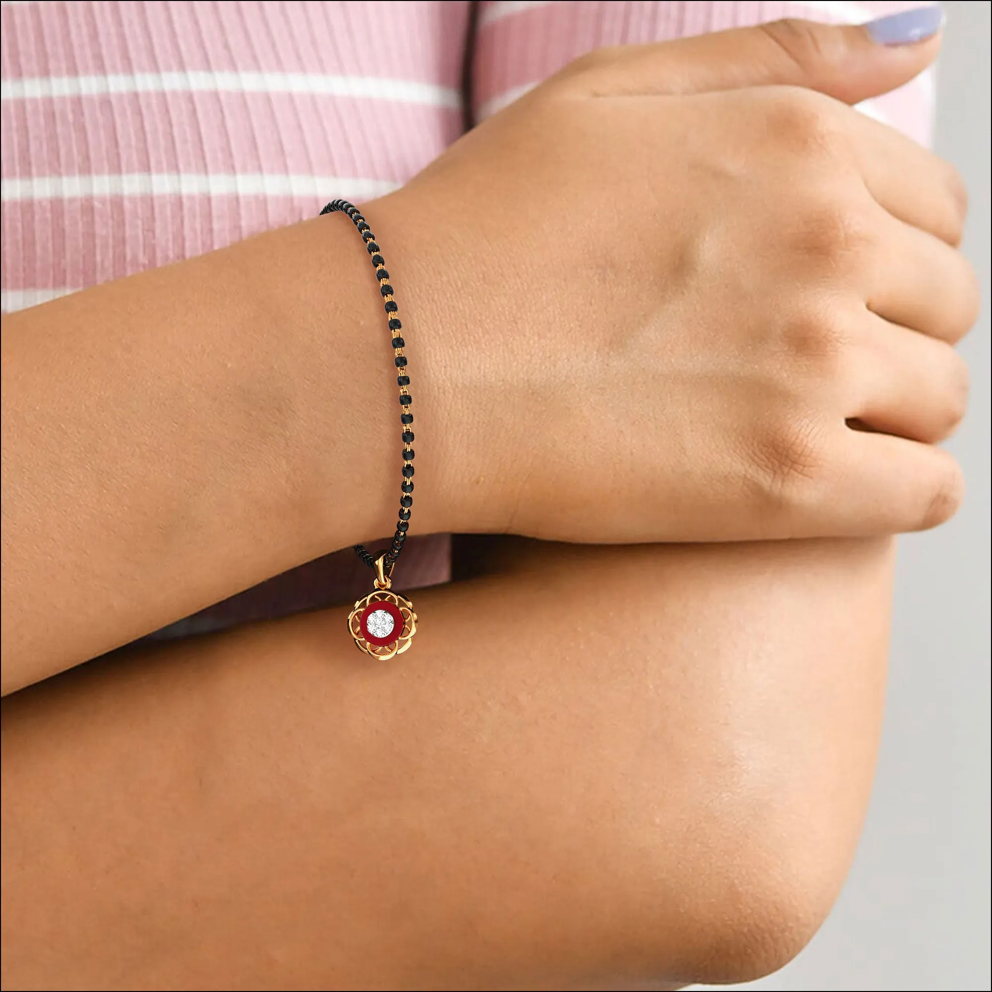 Bara Detachable Mangalsutra Bracelet