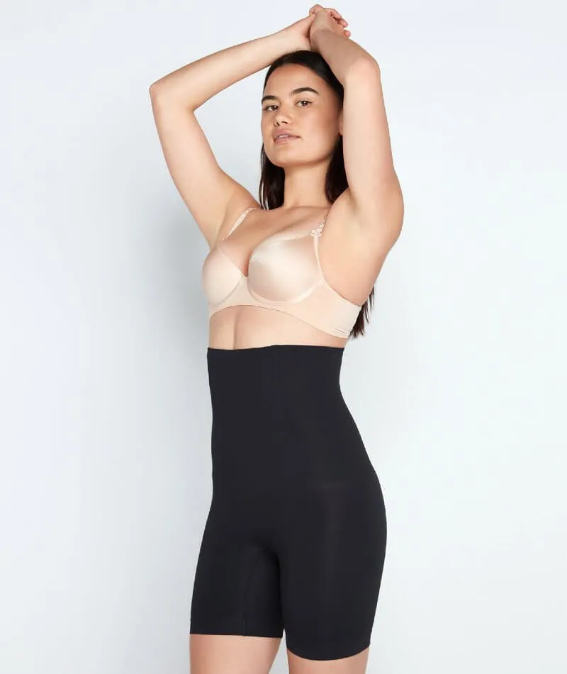 Bendon Medium Control High Waisted Shaper Short - Black