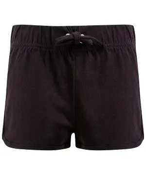 Black/Black - Kids retro shorts