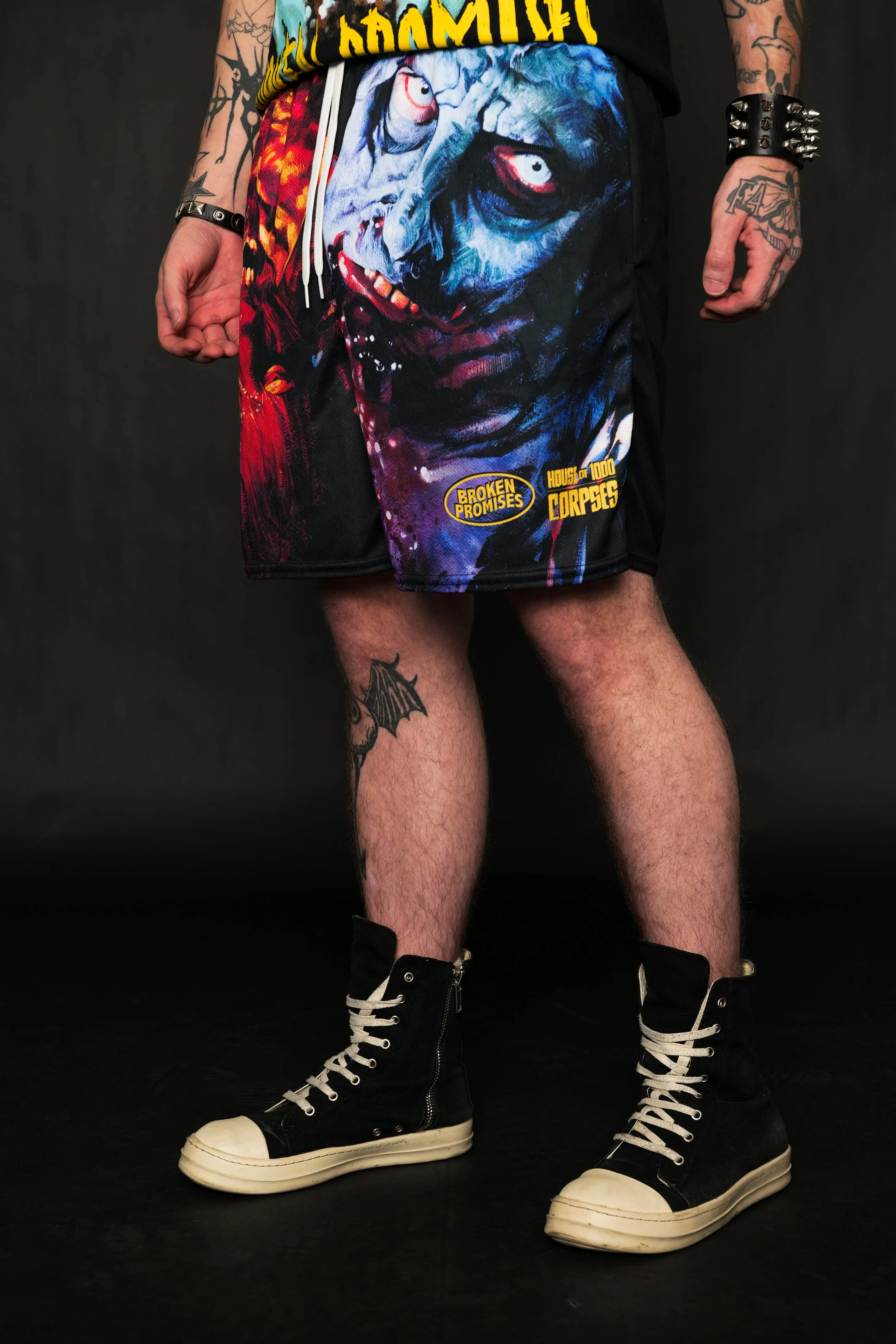 BP x HOTC Hell's Gaze Mesh Shorts