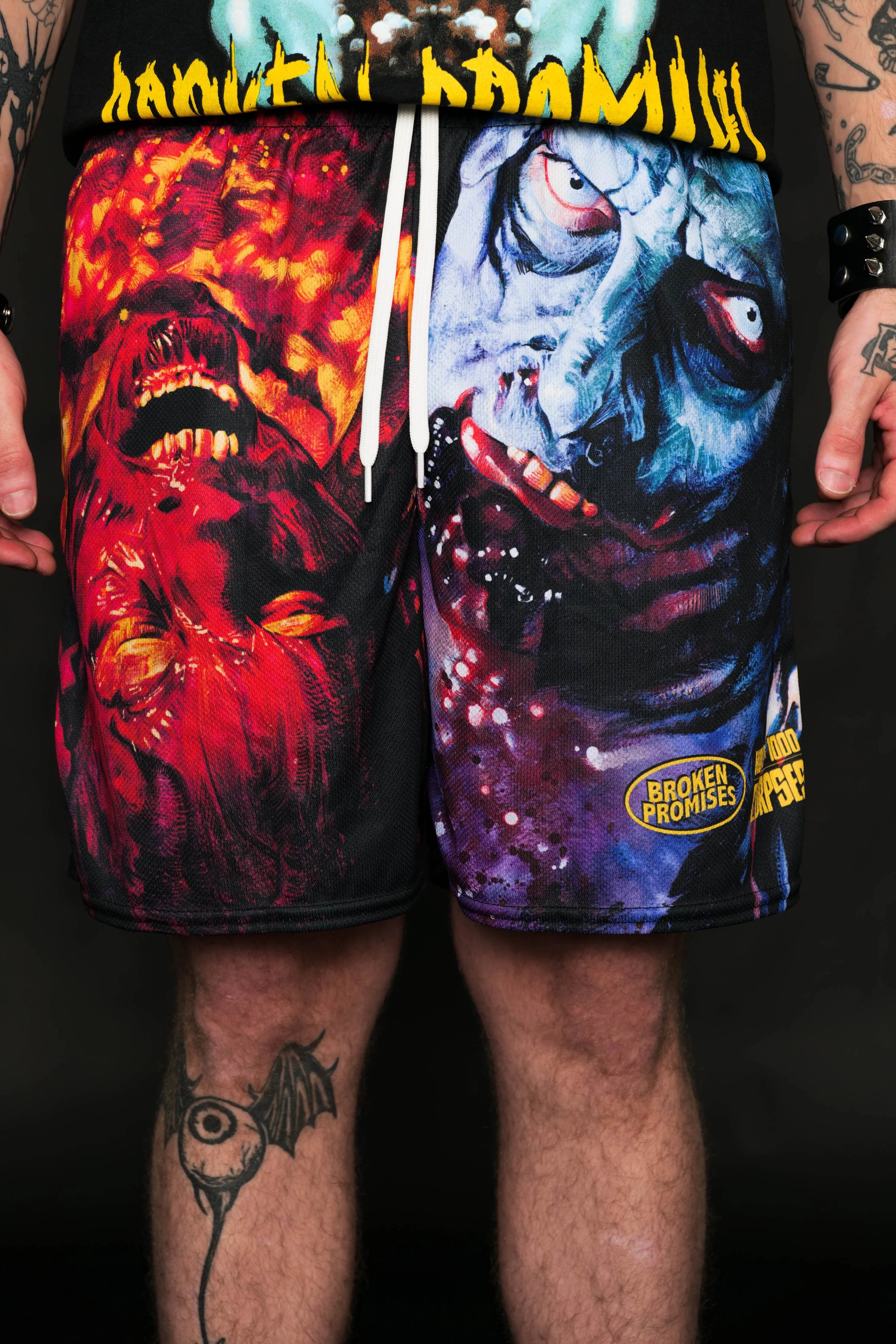 BP x HOTC Hell's Gaze Mesh Shorts