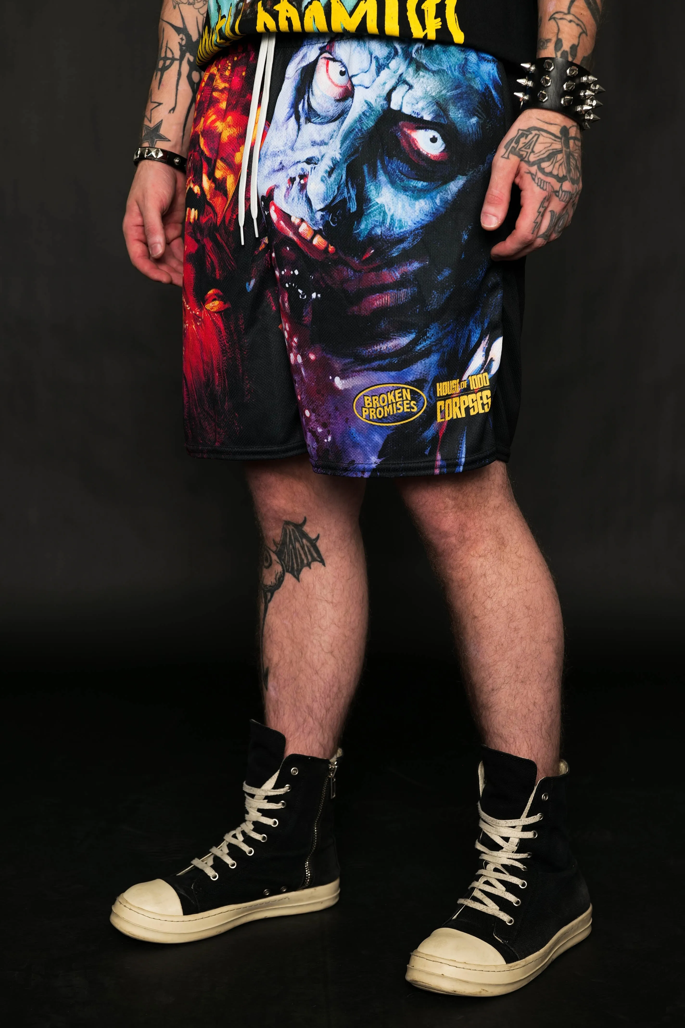 BP x HOTC Hell's Gaze Mesh Shorts