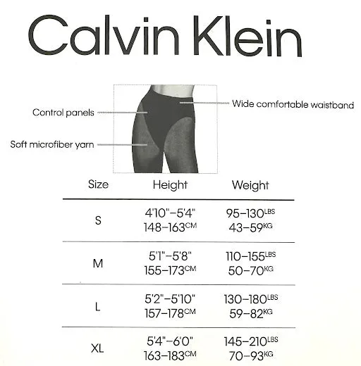 Calvin Klein® Ultrafit French Cut Shaper 40 Denier Semi Opaque Tights