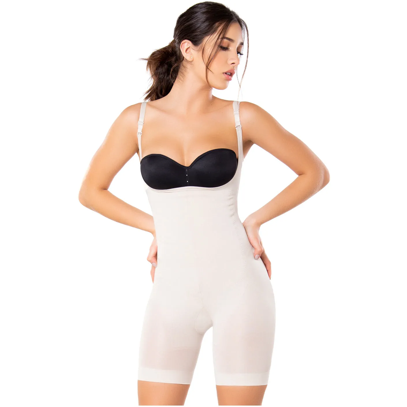 Colombian Mid-Thigh Body Shaper Fajas Colombianas Diane & Geordi 2181M