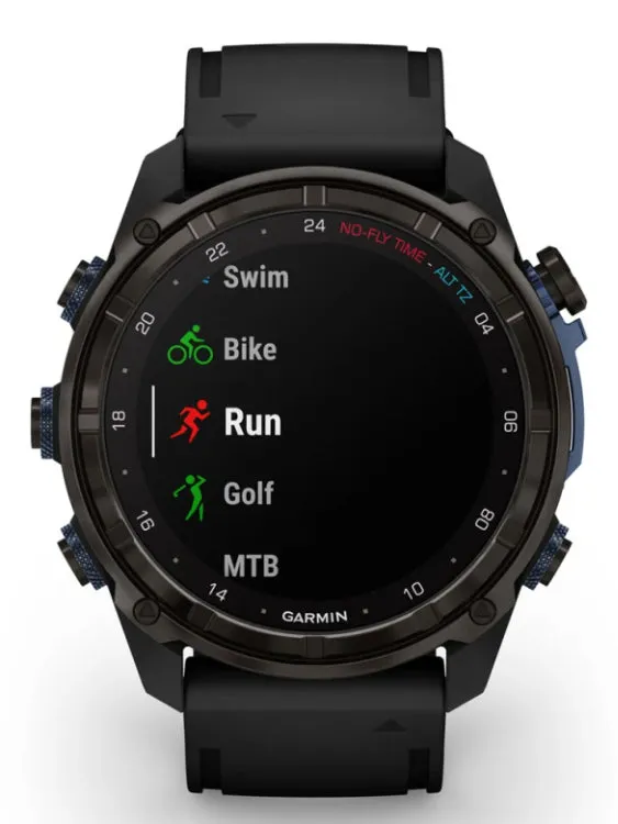 Garmin Descent Mk3i - 51mm Carbon DLC Titanium with Silicone Band