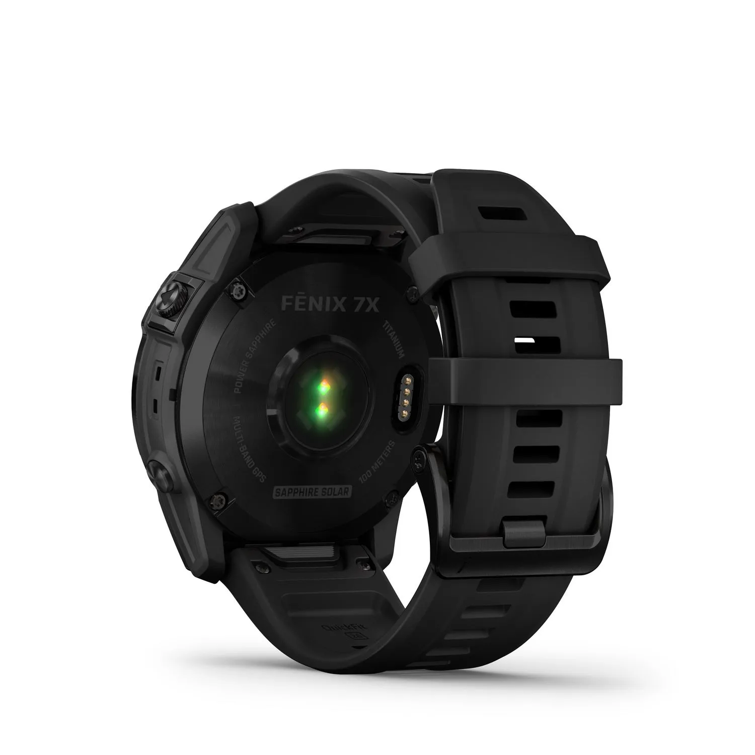 Garmin Fenix 7X Sapphire Solar Black DLC Titanium with Black Band