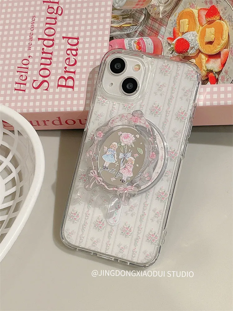 Girly lace floral phone case