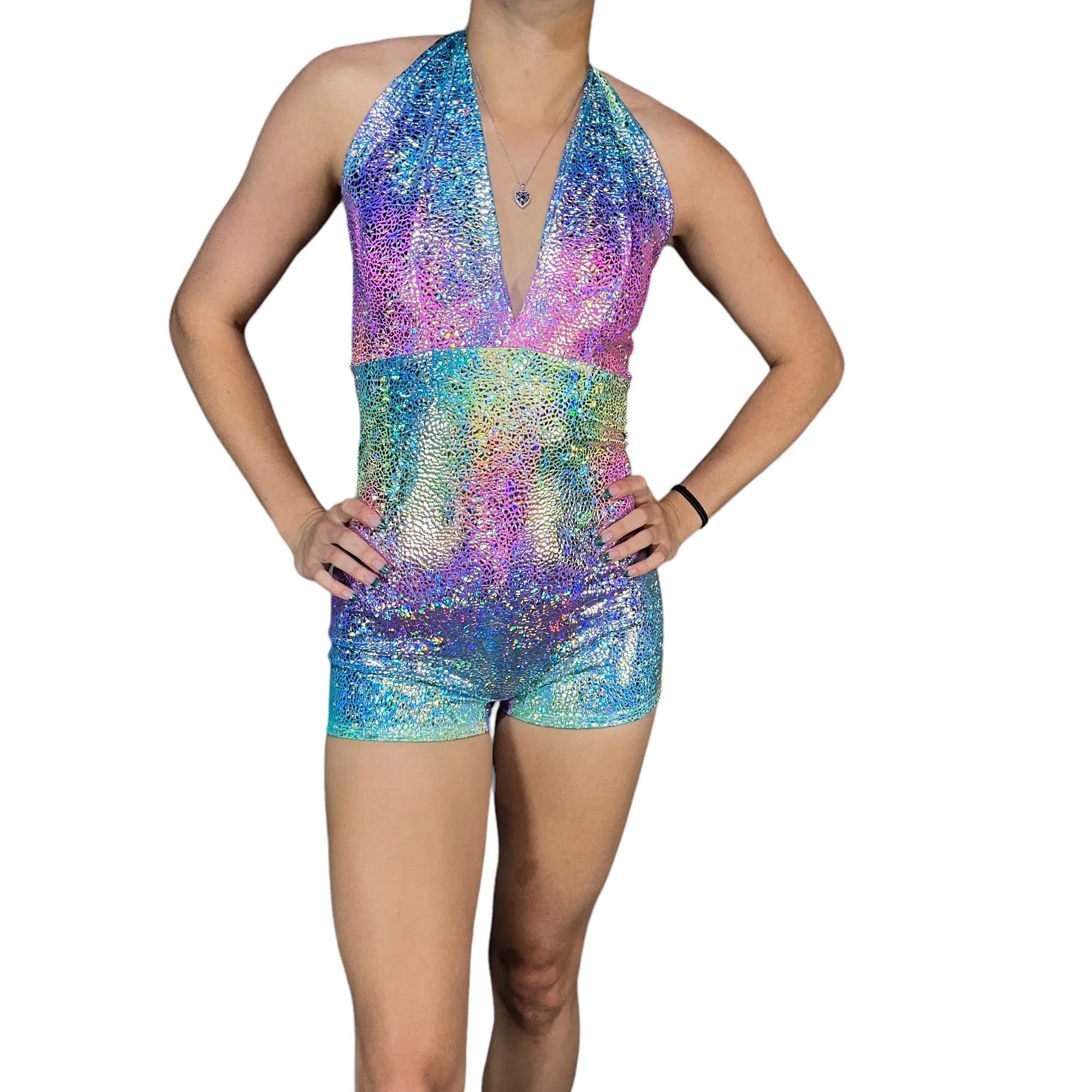 Halter Romper - Rainbow Avatar