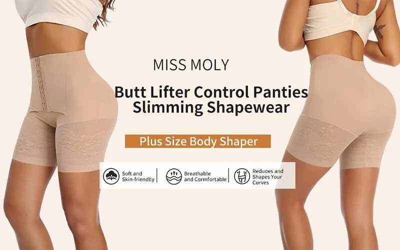 High Waist Body Shaper Butt Lifter Panties Firm Control Shapewear Boyshorts Waist Trainer Corset Underwear