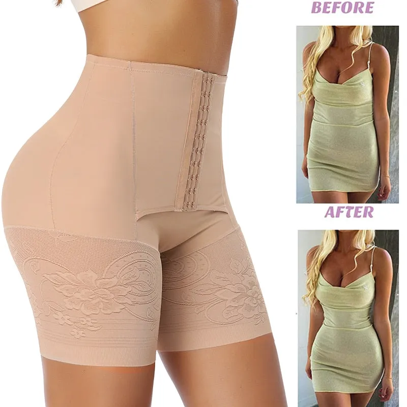 High Waist Tummy Control Body Shaper Butt Lifter Thigh Underwear Waist Trainer Shorts Panties Shapewear