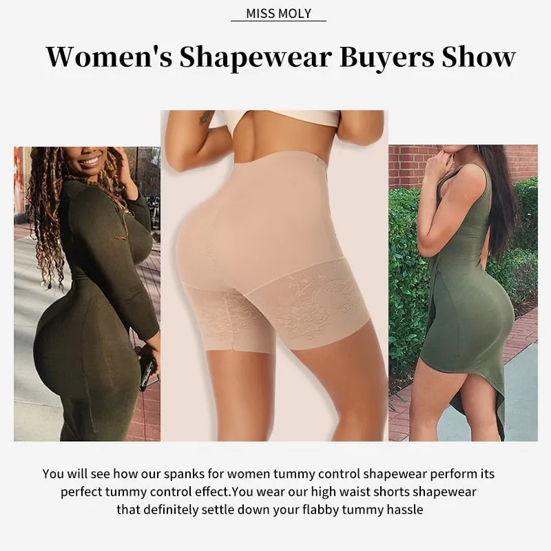 High Waist Tummy Control Body Shaper Butt Lifter Thigh Underwear Waist Trainer Shorts Panties Shapewear