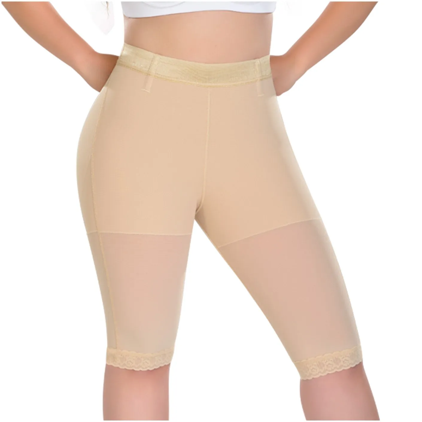 High-Waisted Tummy Control Compression Shapewear Shorts MYD 0323