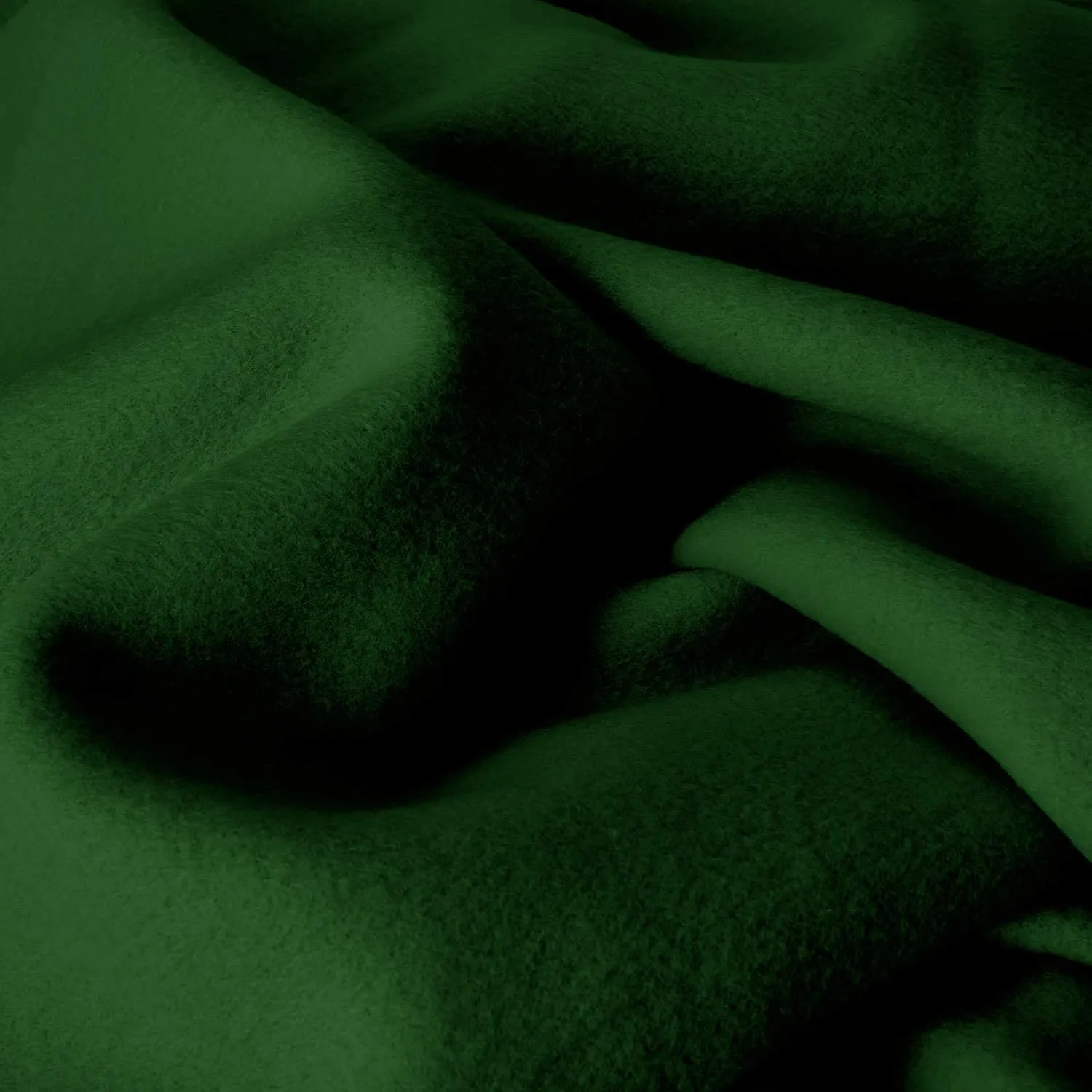 IVAZA New Glacial Microfiber All Season Polar Soft Warm Fleece Blanket for Home (Double Bed 90x90 Inches Set of 1 Green)