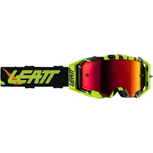 Leatt Velocity 5.5 Acid Tiger Goggles - Iriz Red Lens (Yellow)