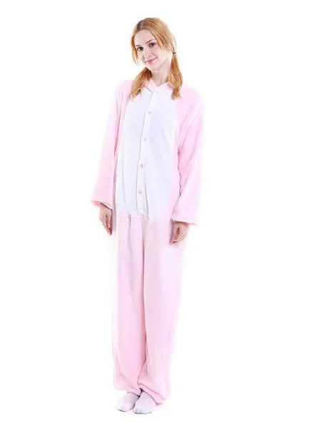 PINK PIG COSTUME WINTER WARM SLEEPWEAR