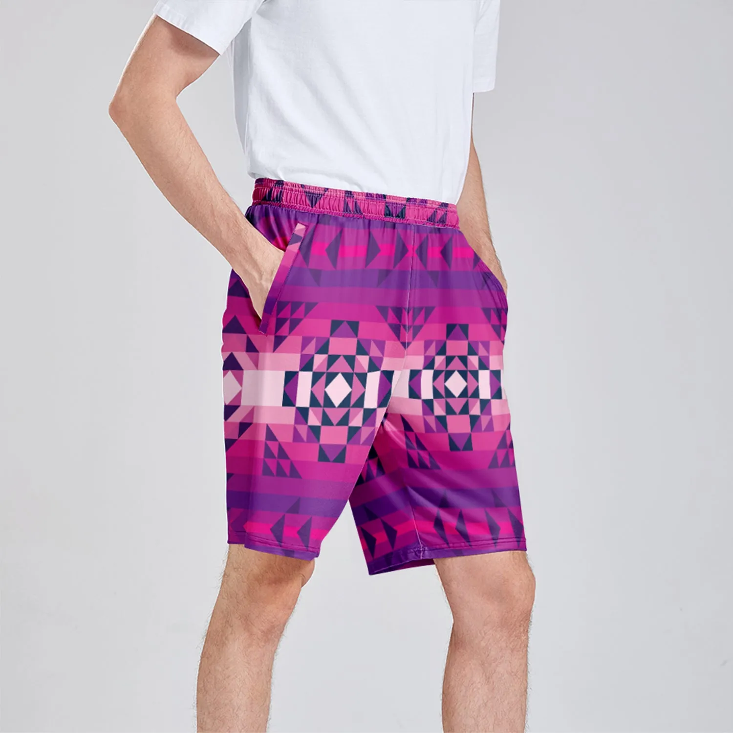 Royal Airspace Athletic Shorts with Pockets