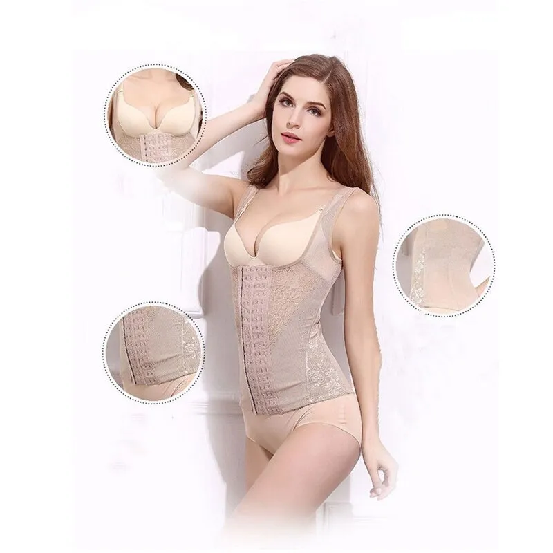 S-3XL Firm Waist Trainer Lace Control Slim Corset High Waist Body Shaper Tummy Shapewear Plus Size Women Slimming Belt XXXL XXL