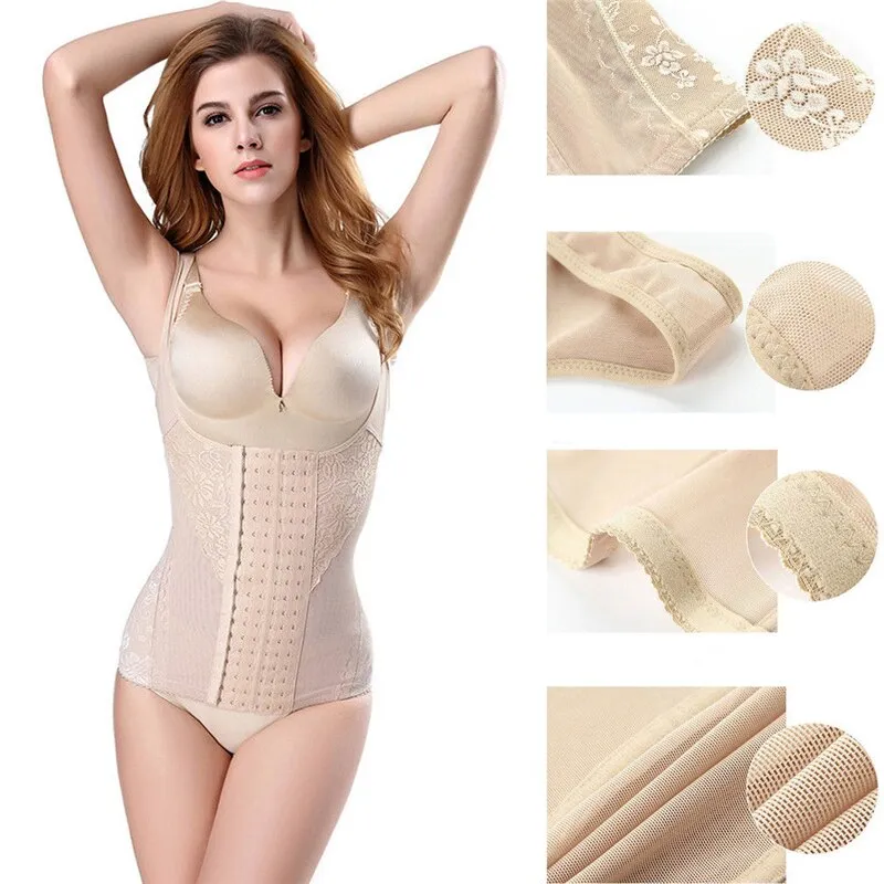 S-3XL Firm Waist Trainer Lace Control Slim Corset High Waist Body Shaper Tummy Shapewear Plus Size Women Slimming Belt XXXL XXL