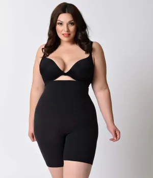 Spanx Plus Size Black Higher Power High Waist Shaper Shorts