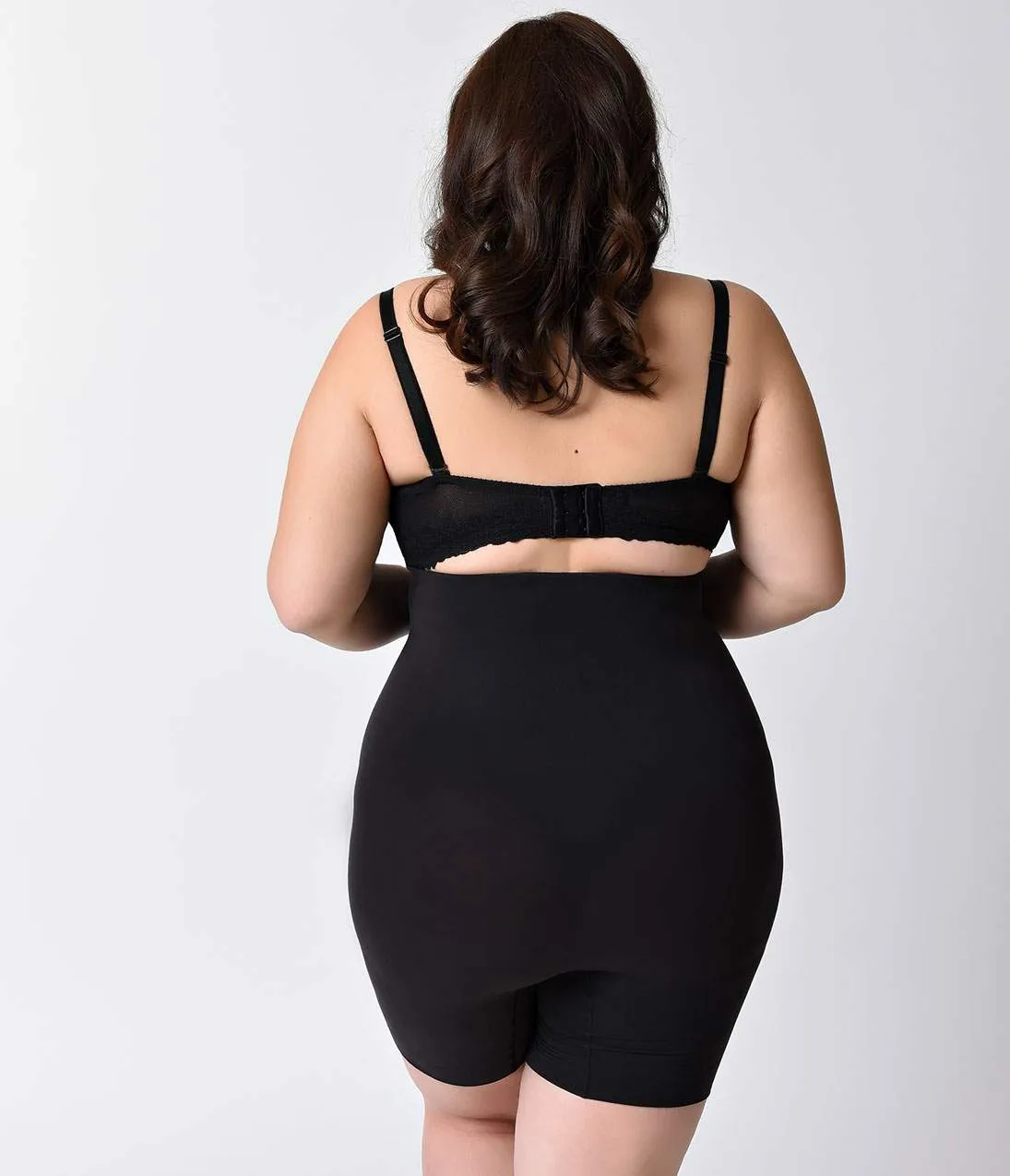 Spanx Plus Size Black Higher Power High Waist Shaper Shorts