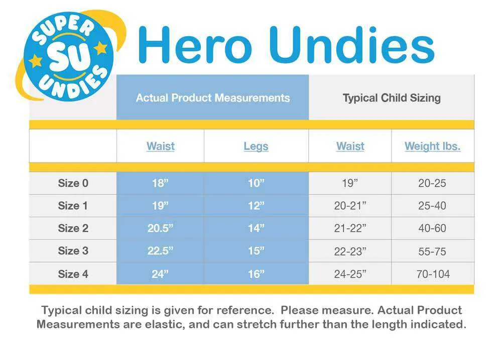 Super Undies | Hero Undies Shell - Trucks (Size 0 - (20-25 lbs.)