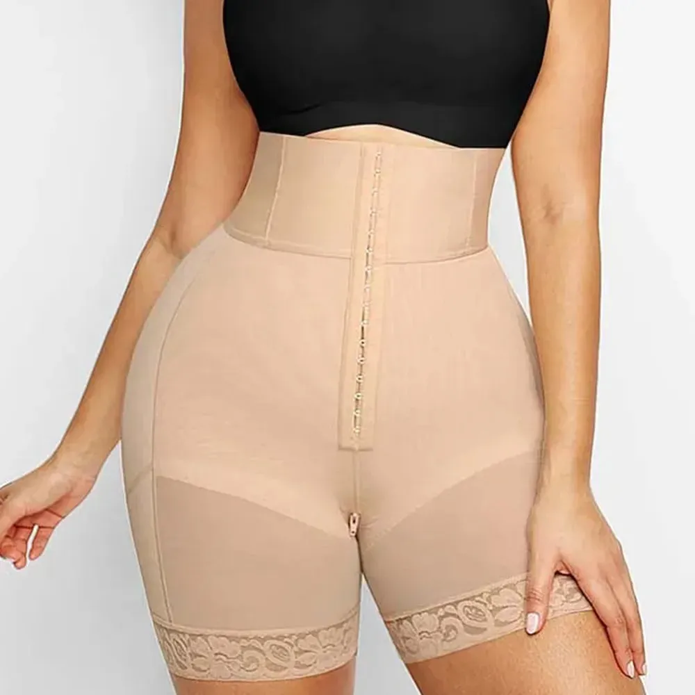 Trendy High Waist Shaping Shorts