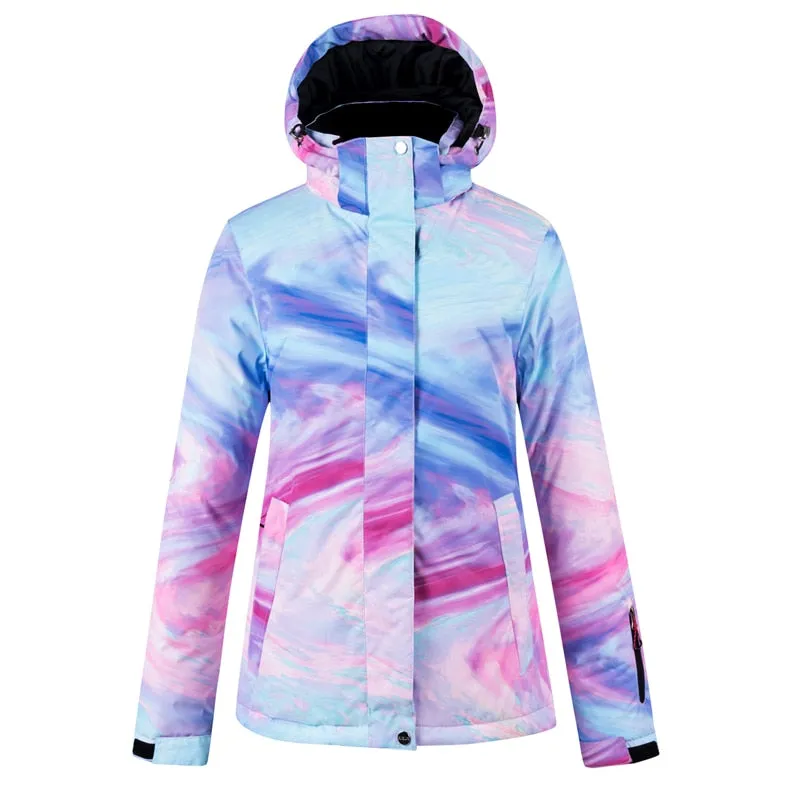 Warm Colourful Waterproof & Windproof Ski Suit for Women Skiing and Snowboarding Jacket or Pants Set