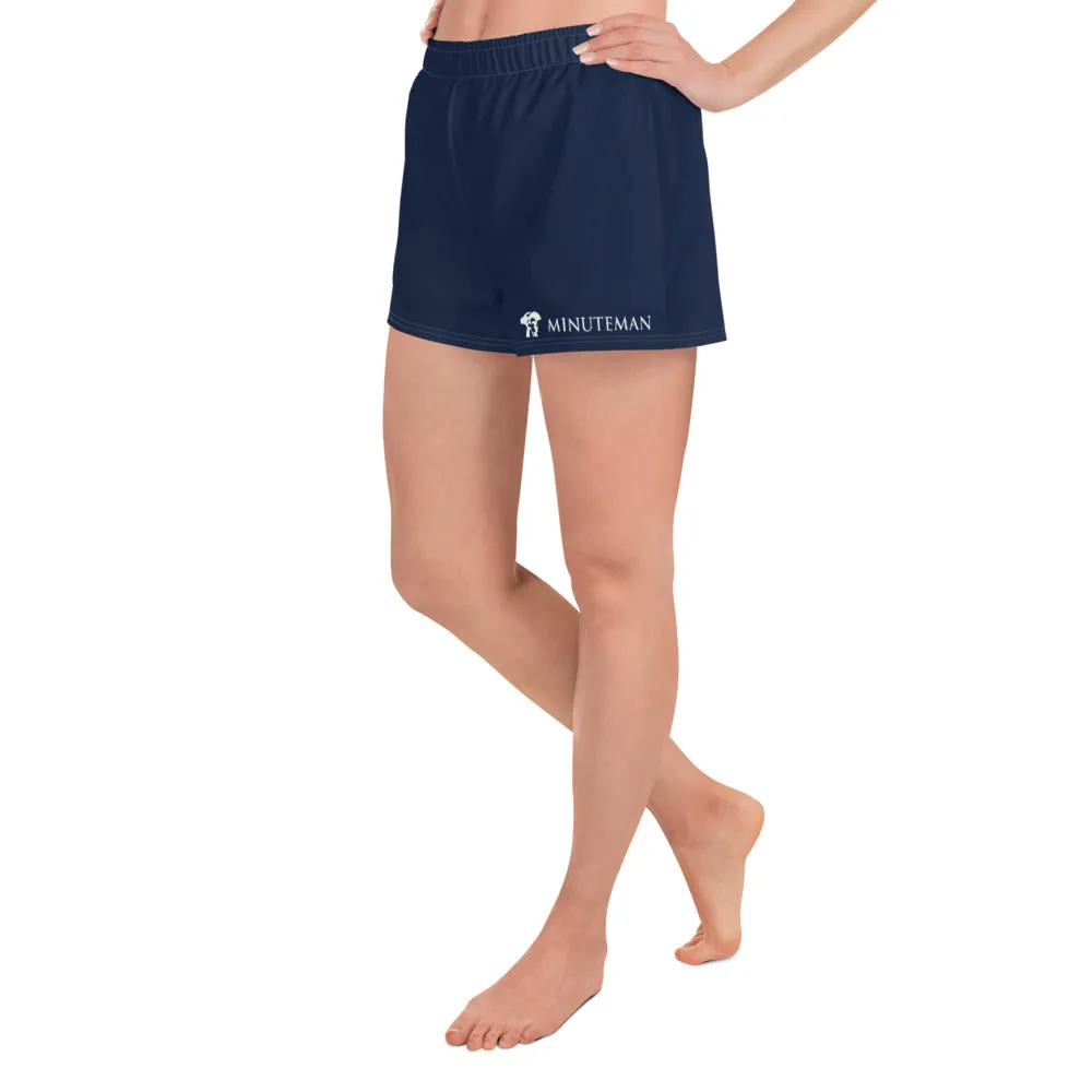 Women's Athletic Short Shorts - Flat Logo